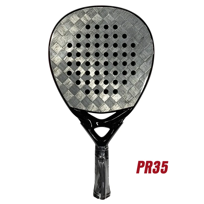 aluminised carbon fiber fabrics in 18K padel rackets